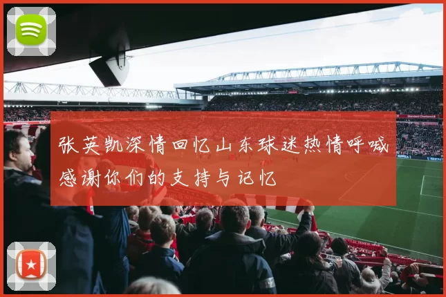 张英凯深情回忆山东球迷热情呼喊感谢你们的支持与记忆